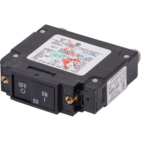 BLUE SEA SYSTEMS Circuit Breaker, 50A, 1 Pole, 240V AC 7459